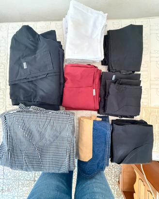 Giacche e pantloni  cucina isacco e altro