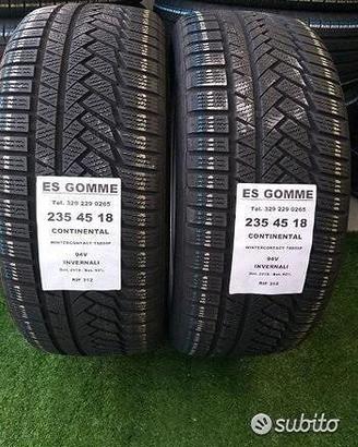 2 gomme 235 45 18 CONTINENTAL INV RIF312