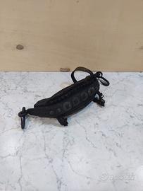 Antico basto per asino in pelle e ferro