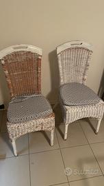 Sedie per tavolo in legno