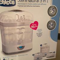CHICCO -sterilizzatore+scalda biberon casa-viaggio