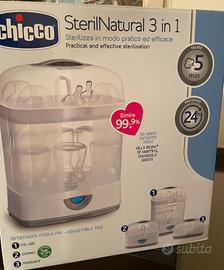 CHICCO -sterilizzatore+scalda biberon casa-viaggio