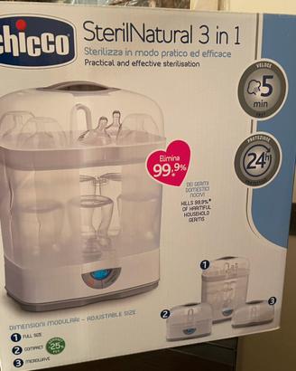 CHICCO, sterilizzatore e scalda biberon casa-auto