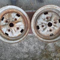 2 cerchi in ferro cmr originali mini cooper
