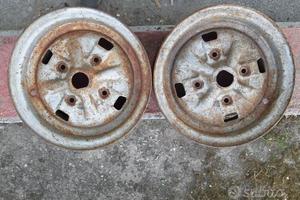 2 cerchi in ferro cmr originali mini cooper