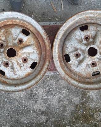 2 cerchi in ferro cmr originali mini cooper