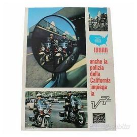 Opuscolo Moto Guzzi V7 polizia