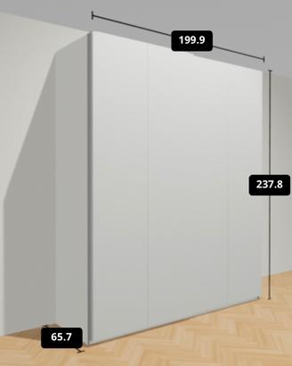 Armadio ikea pax scorrevole