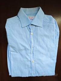 camicie azzurre e blu taglia M 38-39