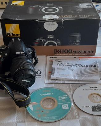 Nikon D 3100 18-55 mm (anche video)