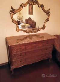 camera da letto stile barocco