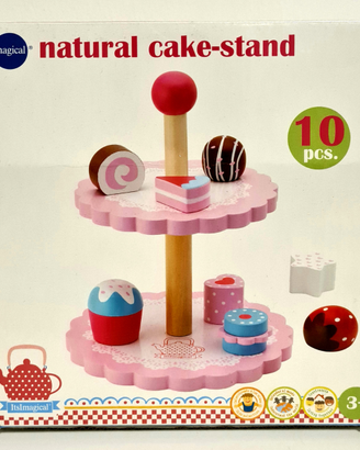Itsimagical - Alzatina per dolci, giochi in legno