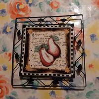 Sottopentola ferro e piastrella di ceramica