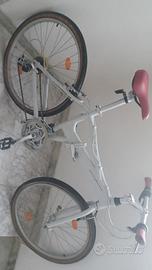 bicicletta Pininfarina bianca pieghevole 