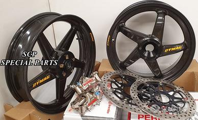 Ducati Mv Agusta cerchi carbonio e freni brembo