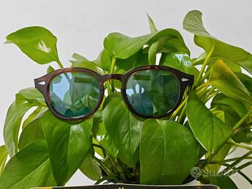 MOSCOT 49 Trasparenti Neri Nuovi Completi