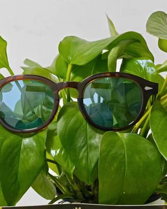 MOSCOT 49 Trasparenti Neri Nuovi Completi