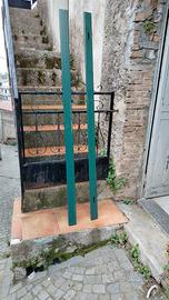 Letto in ferro abbattuto