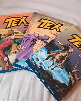 Lotto 3 fumetti Tex collezione storica a colori