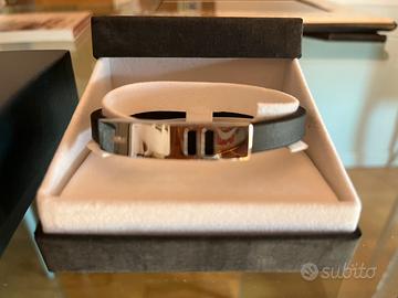 bracciale Fanfani acciaio e gomma
