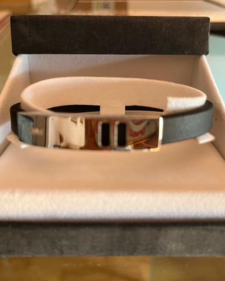 bracciale Fanfani acciaio e gomma