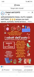 MERCATINO DELL'USATO MONTEROTONDO TUTTI I SABATI 