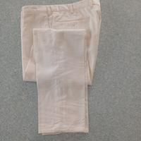Pantaloni Lino Avorio