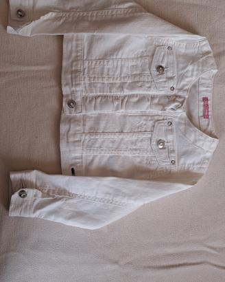 Giacca in jeans Liu Jo bambina 3 anni bianco