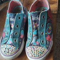 scarpette n.27,5 senza lacci Skechers per bimba