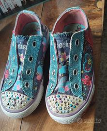 scarpette n.27,5 senza lacci Skechers per bimba