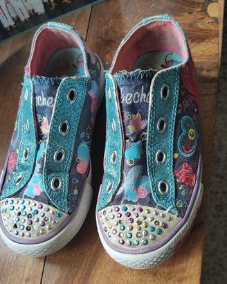 scarpette n.27,5 senza lacci Skechers per bimba