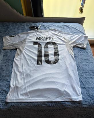 Maglia Real Madrid Mbappé 10 bianca 2025/26