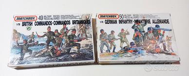 Soldatini MATCHBOX 1/76 - 2 SET leggi descrizione