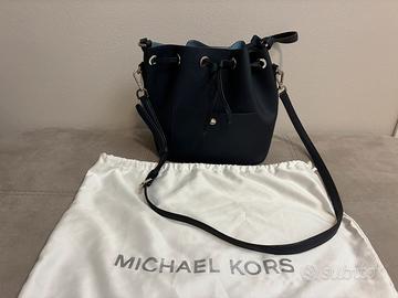 Borsa a secchiello Michael Kors Greenwhich Blue