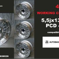 Cerchi lega scomponibili 5,5 x 13 Autobianchi A112