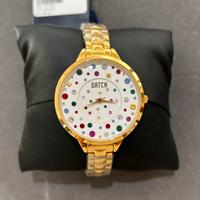 Orologio Datch donna dorato brillantini garanzia