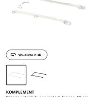 3 coppie di binari komplement Ikea