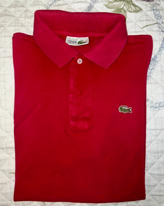 Polo Lacoste taglia 5 magenta