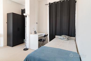Posto letto in camera con bagno interno Università