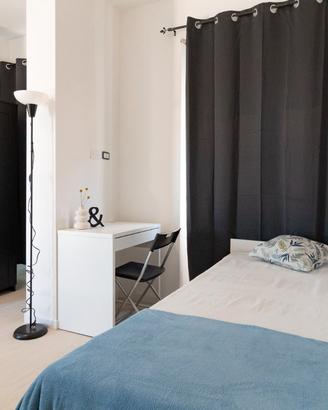 Posto letto in camera con bagno interno Università
