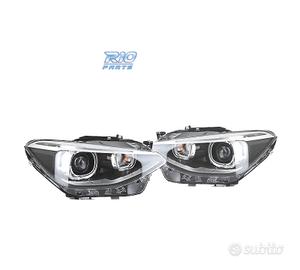FARI BMW F20 F21 11-15 BIXENON ANGEL EYES FONDO NE
