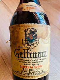 Luigi Nervi Gattinara 1962 bottiglia vintage