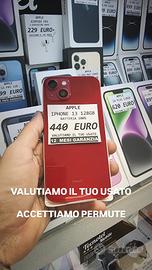 IPHONE 13 128GB RED batteria 100%