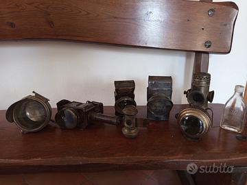 fanali candela olio bicicletta moto carburo olio