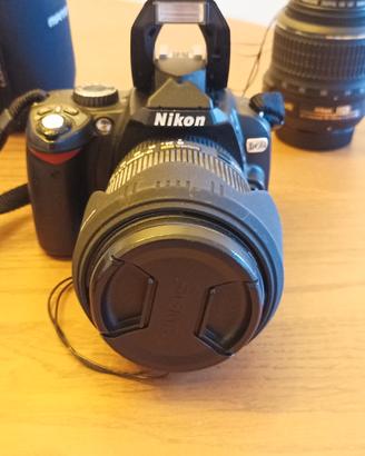 Nikon reflex D60 + 2 obiettivi e accessori