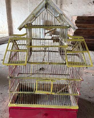 Gabbia per Uccelli Vintage Stile Shabby Chic