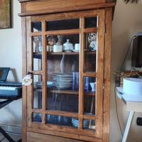 Vetrina dispensa rustica in legno