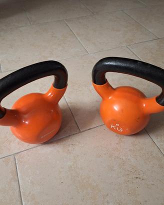 2 Kettlebell gommate dal 8kg