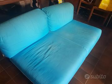 Duo Divano 2 posti e divano-letto tessuto arruzzo