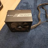 Alimentatore Corsair TX550M 550W – 80+ Gold – Semi